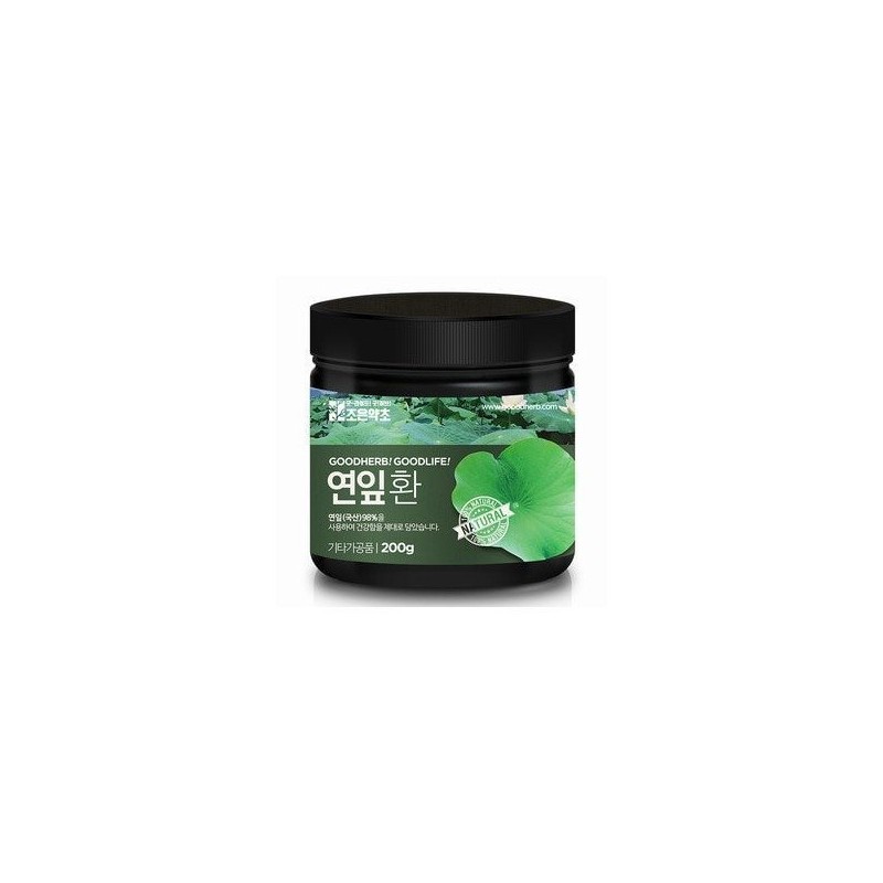 Joeun Yakcho 굿허브 연잎환 200g Good Herb Lotus Leaf Powder