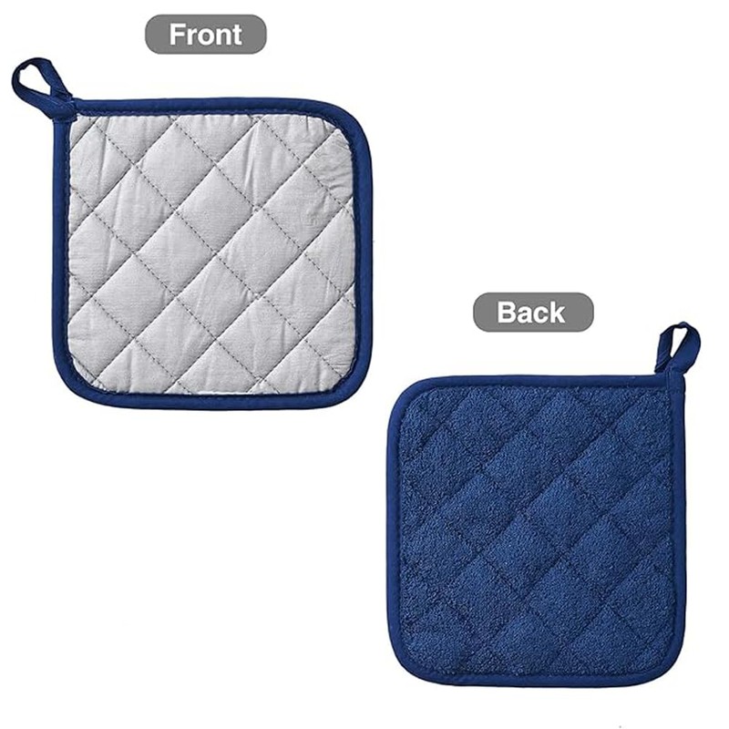 4pcs Hot Pads for Kitchen,Heat-Resistant Pot Holder Set Durable Kitchen