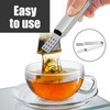 2 Pieces Tea Clips, Stainless Steel Clips, Tea Bag Squeezer,