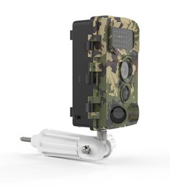 HOLACA Tree Mount Trail Camera Holder with 1/4'' Universal Threads for Trail Camera Wired Camera Tree Holder Screw Mounting Bracket White