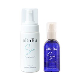 【uRuRuSu公式】泡洗顔＆美容液ジェル 2点セット｜濃密泡でやさしく洗い、うるおい守るシンプル保湿ケア