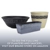 Classic Home and Garden Corinthian Resin Planter Pot - Outdoor