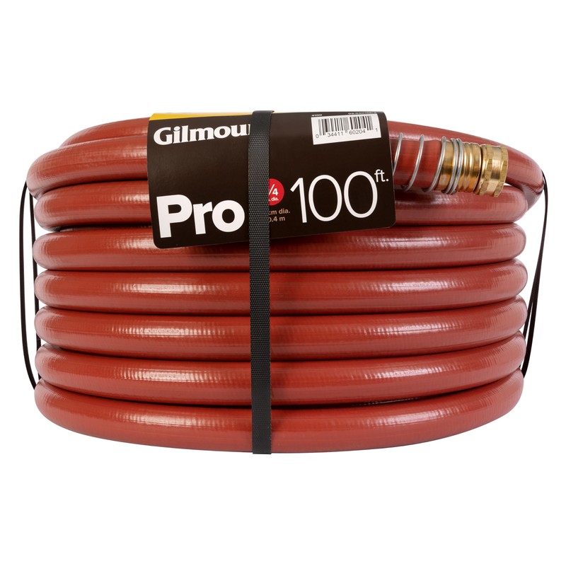 Gilmour Pro Commercial 3/4" x 100' Heavy Duty Water Hose,