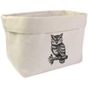 Large 'Wise Owl' Canvas Organiser/Storage Bag (OR00032029)