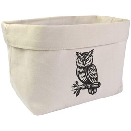 Large 'Wise Owl' Canvas Organiser/Storage Bag (OR00032029)