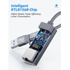 ULT-WIIQ USB 3.0 to RJ45 LAN Adapter，USB C to RJ45