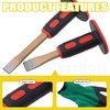 Mardatt 5Pcs Heavy Duty Masonry Chisel Set with Hand Guard