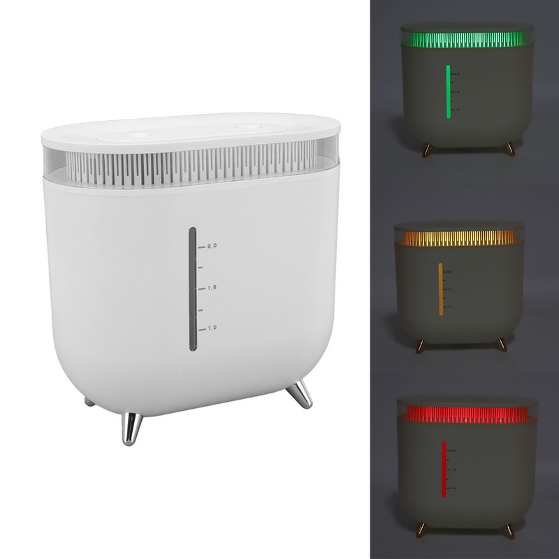 Humidifier 2L Capacity USB Charging Delicate Double Spray Humidifier with