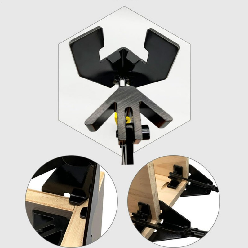 Corner Clamp - Right Angle Woodworking Jig Tools,Heavy-Duty Ergonomic Positioning