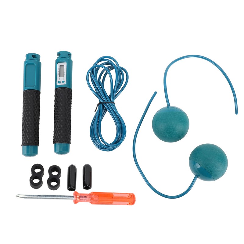 Cordless Jump Rope Weighted Accurate with Counter Ropeless Skipping Rope