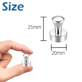 Pack of 5 Neodymium Magnets, 20 x 25 mm Strong Neodymium Magnets, Small Cone Magnets, Strong Magnets, Neodymium Magnets, Extra Strong, for Fridge, Pegboard, Pin Board, Cone Magnets, Whiteboard