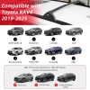 220lbs Lockable for Toyota RAV4 2019-2025 Roof Rack Rail Cross