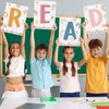 Qeeenar Reading Posters Read Sign Set Boho Library Decor Classroom