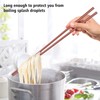 16.5 Inches Wooden Cooking Chopsticks Reusable for Noodles 16 Inches-2