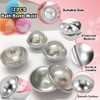 Snblzhef BathBomb Molds, 2.1 Inches Metal BathBomb Mold, BathBomb for