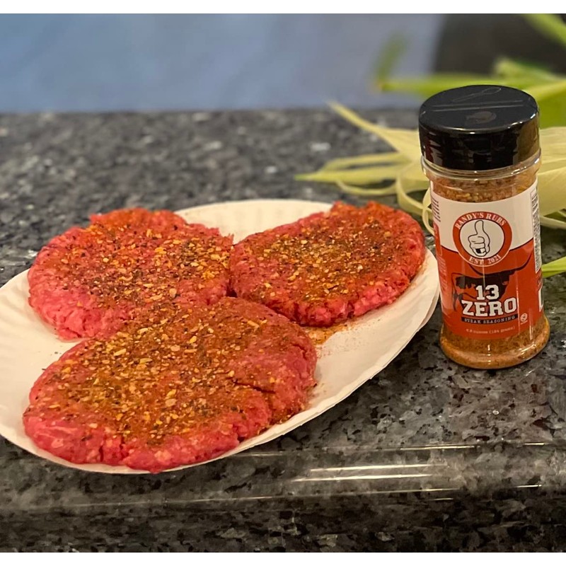 Randy's Rubs Seasoning 13ZERO Steak Seasoning SUGAR FREE and NON-DAIRY