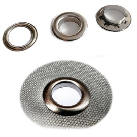 Eyelet Set with Pliers for Outdoor Advertising 10 mm Black Eyelet Set with Tool Eyelet Tool for Fabrics, Tarpaulins, Tarpaulins and Banners