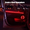 EL Wire Interior Car LED Strip Lights, USB Neon Glowing