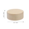 ULTNICE 10pcs Unfinished Pine Wood Round Wooden Blocks DIY Craft