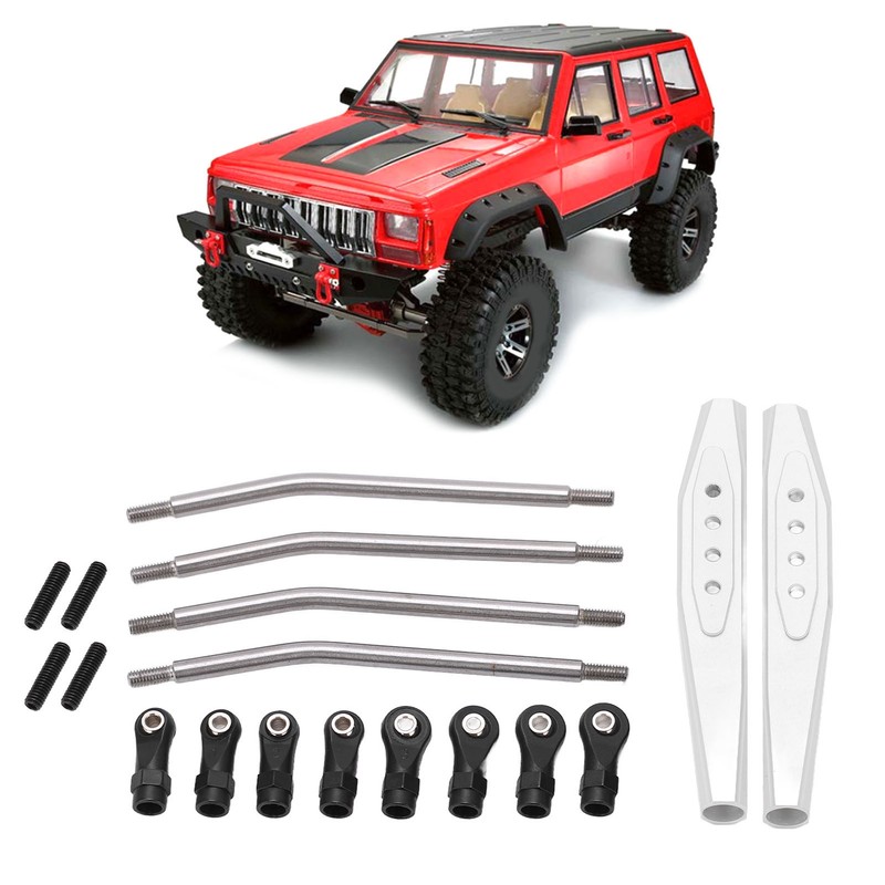 RC Metal Rear Trailing Arms with Suspension Linkage Link Rod