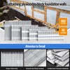 meite Concrete Nails 14 Gauge 2-1/2 Inch Galvanized T-Nails for