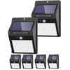 6 Pack Solar Lights Outdoor, 3 Modes/100LED Solar Security Lights