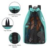 WANDF Swim Bag Mesh Drawstring Backpack Beach Backpack for Swimming,