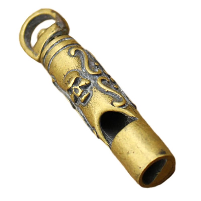 Sosoport Pendant Whistle Multi-use Decorative Keychain Whistle for Sports Survival
