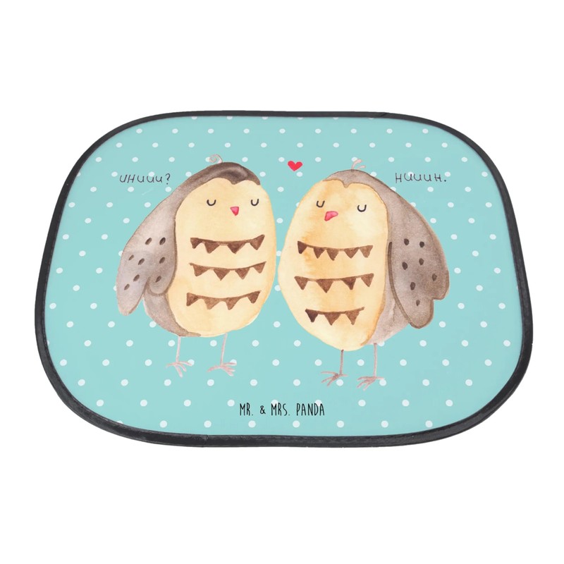 Variations Car Sun Shade Owl Love OT