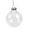 Do It Yourself Clear Glass Round Ornament - Crafts for