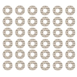 Instrument Clinic Flute Pad Shims, Permanent, Adhesive-Backed, 90 Shims, .004" Thick, 19.5mm Diameter, Made in US