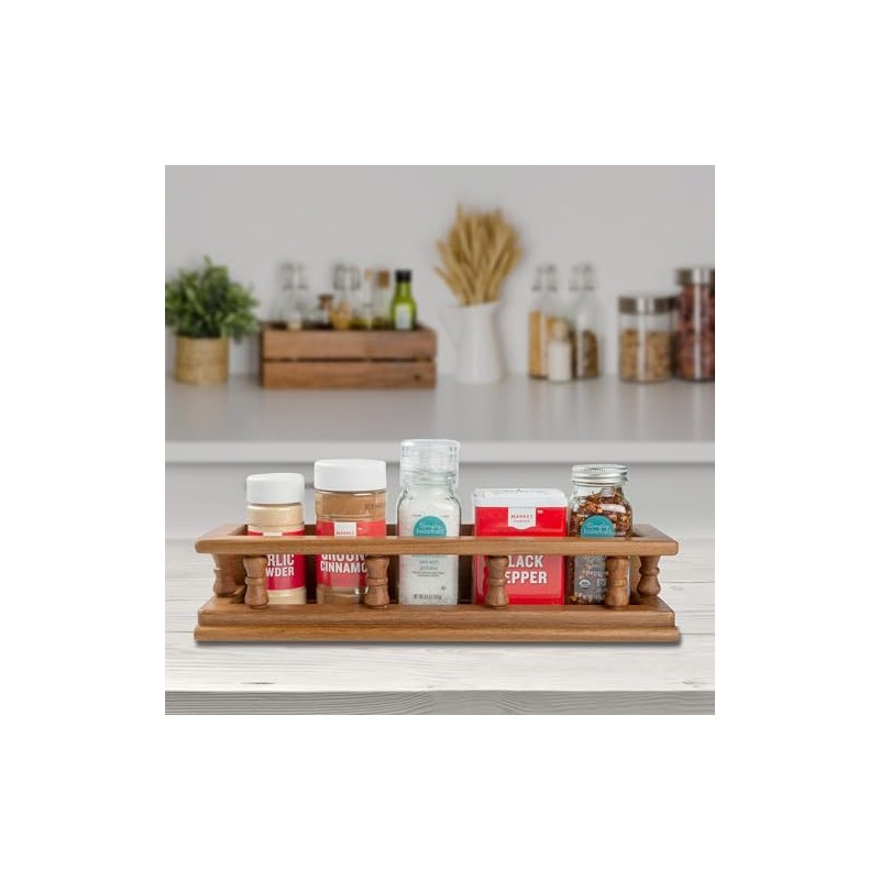 Whitecap Teak Spice Rack, Small