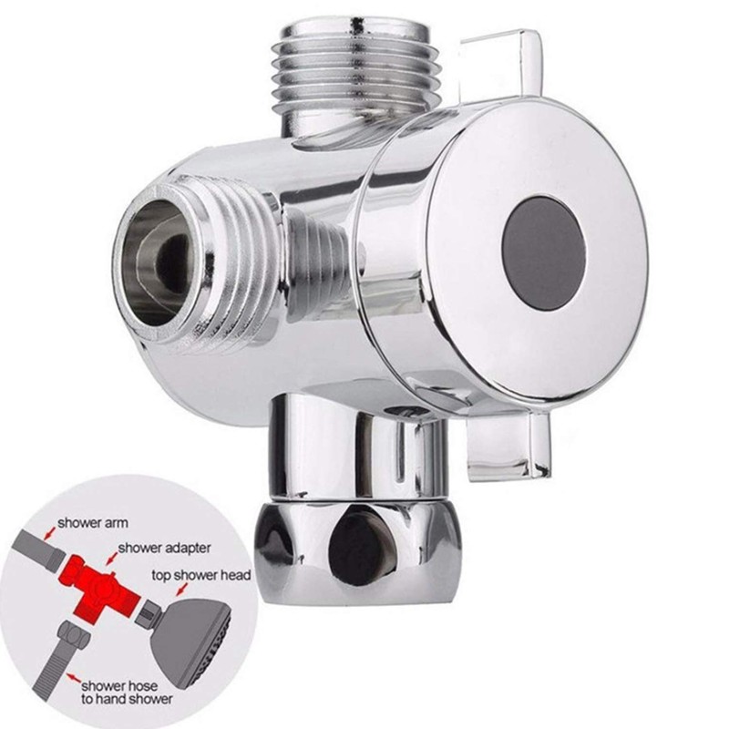 3-Way Shower Diverter Valve, 3-Way Shower Diverter Valve Mount G1/2