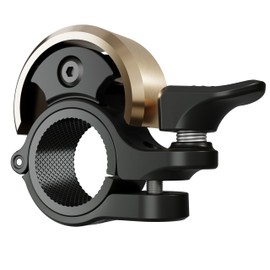 Greallthy Bicycle Bell, Mini Aluminium Alloy Bell Bicycle Super Loud Bicycle Bell, 2025 Upgrade Bicycle Bell for MTB Road Bike Ebike Mountain Bike, 19-25.4 mm Handlebars