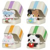 HJPLPXH Cute cat Panda Rabbit Dog Animals Micro mini Building