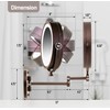OVENTE Wall Mounted Lighted Makeup Mirror, 7" Double Sided 1X/10X