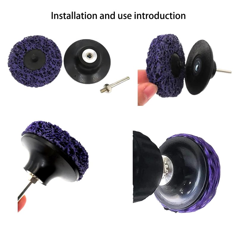 3" Quick Change Easy Strip Discs for Drill Die Grinder,