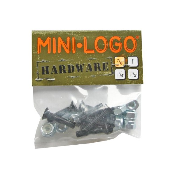 Mini-Logo Skateboard Mounting Hardware (7/8")