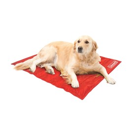 Coleman Comfort Cooling Gel Pet Pad Mat in Large 20x36, for Large Pets (Red)