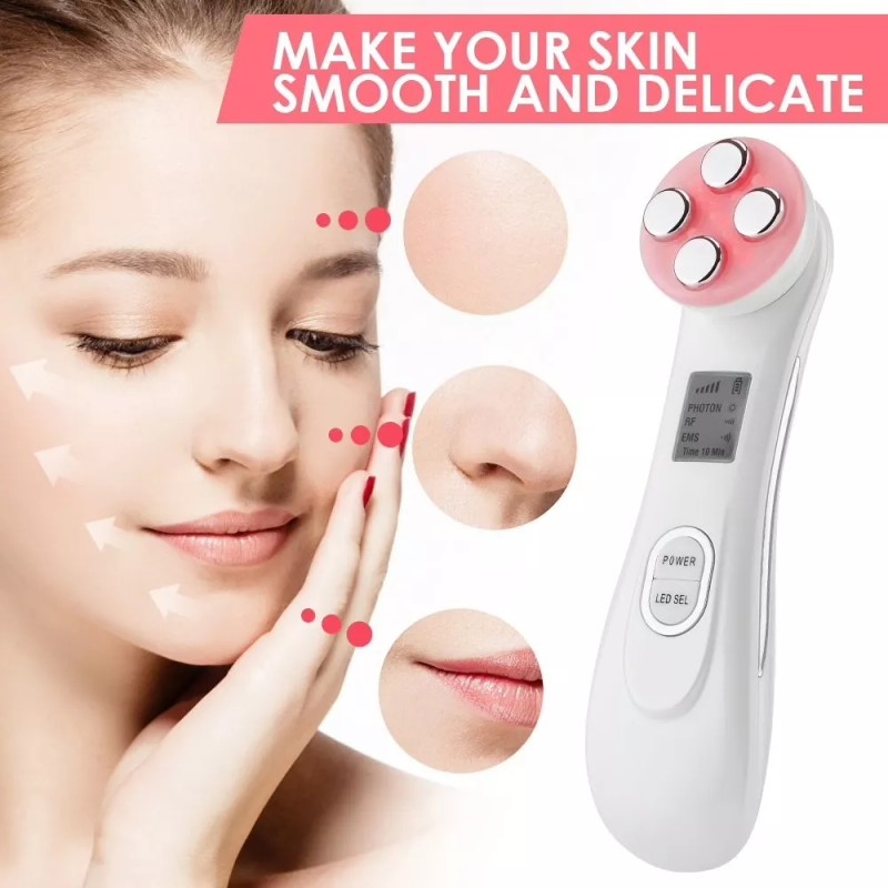 Beauty Instrument Radiofrecuencia Galvánica Ems Fototerapia ¡sin Arrugas Ya!