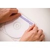Brother MK-223BZ Labelling Tape Cassette, Blue on White, 9 mm