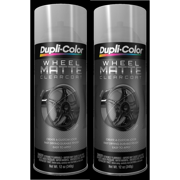 Dupli-Color HWP106 Matte Clearcoat High Performance Wheel Paint - 12