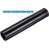 1/2" Drive by Deep Impact Socket, Heat-Treated CR-V Steel 6"