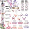 EYNDYN 145 Pieces Baby Shower Favors for Guest Butterfly Ballpoint