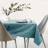 AmeliaHome Tischdecke oval 140x180 cm Tischtuch Tafeldecke Fleckschutz Lotuseffekt Abwaschbar