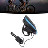 Bike Light with Horn 3 Lighting Modes USB Charging Waterproof
