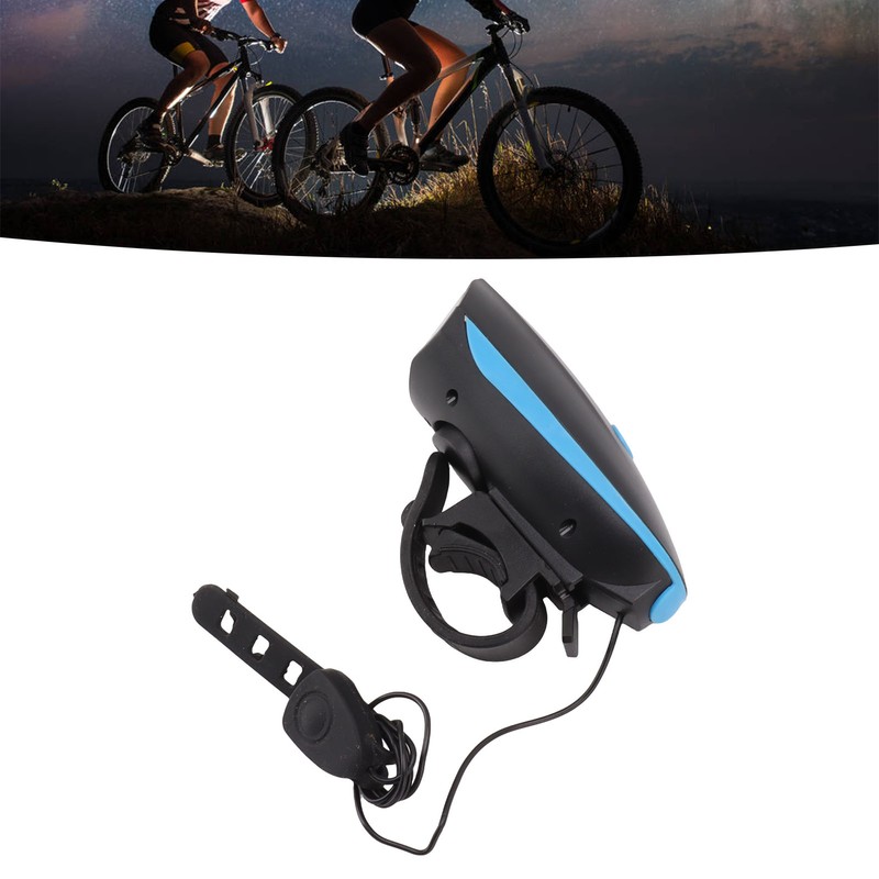 Bike Light with Horn 3 Lighting Modes USB Charging Waterproof