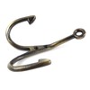 Vintage Fishing Wall Hook Metal Key Leash Towel Coat Hanger