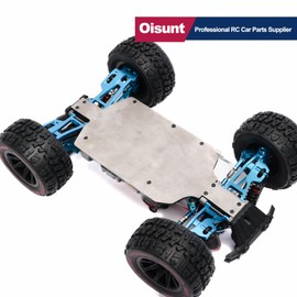 Metal Upgrade Parts - Skid Plate for Hyper Go H14BM, 14209, 14210 1/14th RC Buggy Upgrades | Metal Chassis Guard