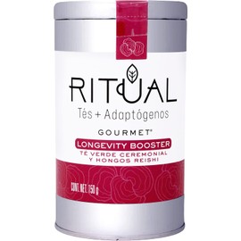 Té Verde LONGEVITY BOOSTER con Reishi – 150 g Orgánico sin Azúcar Ritual Gourmet